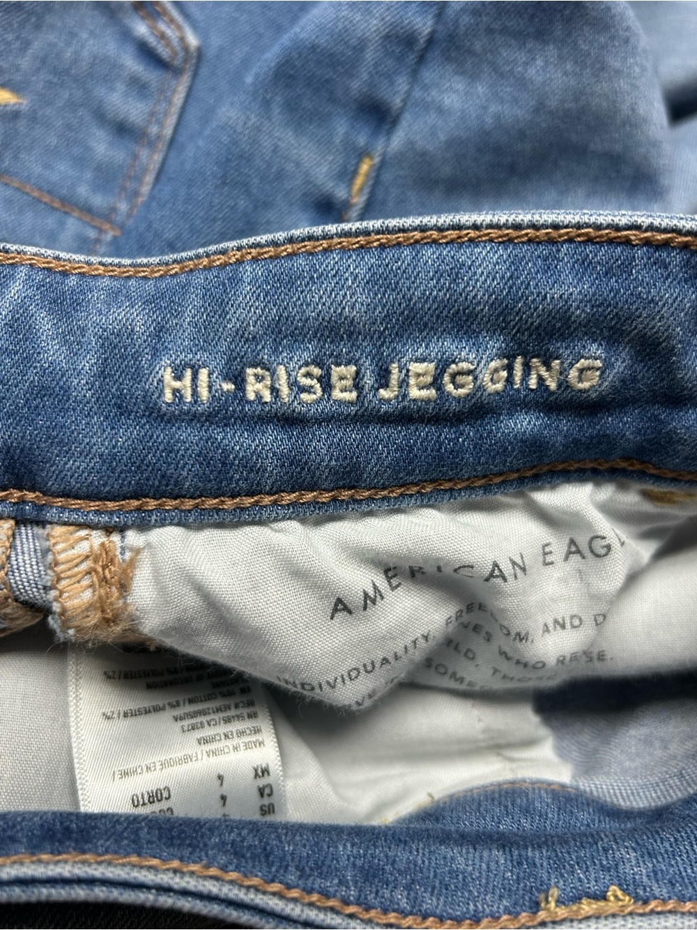 American Eagle High Rise Jegging Bundle Lot Size 4 Short - Picture 5 of 12